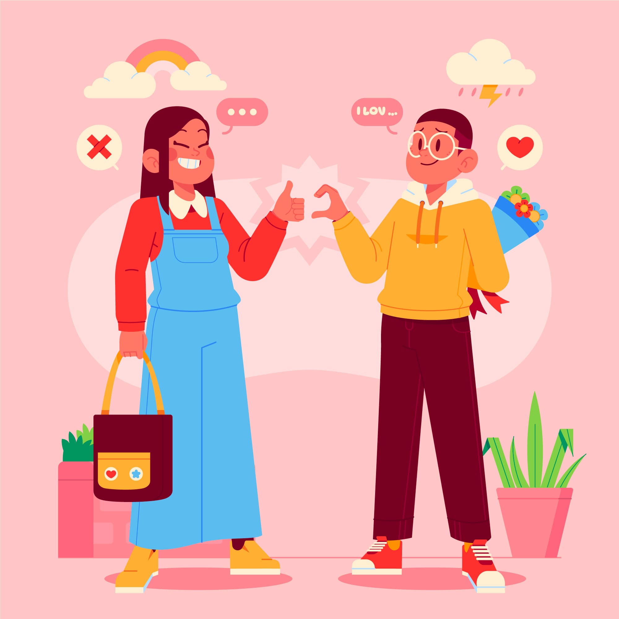 Relationship tips illustration